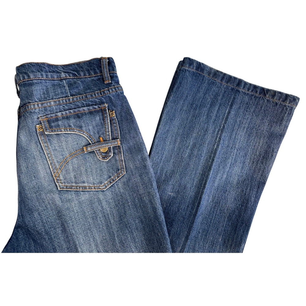 Central Falls Co Denim Flap Pocket Jeans Women's Size 6 Coastal Cowgirl‎ Y2K